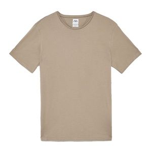 ZARA MAN Tan Sand Deluxe T-Shirt Cotton Short Sleeve M Medium